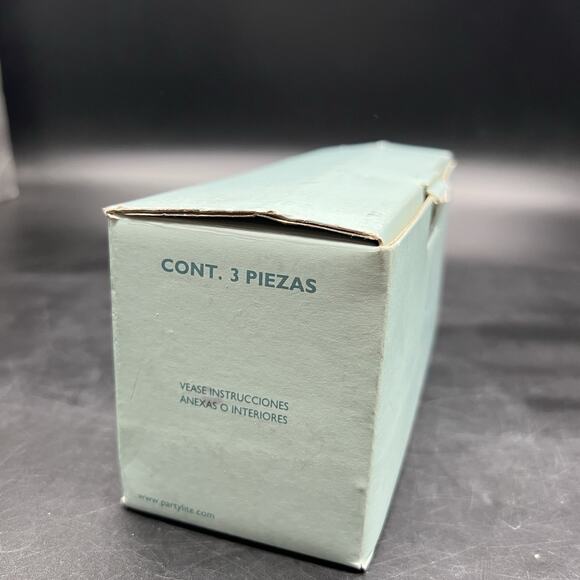 PARTYLITE Global Fusion Votive Holder Trio Red Gold Purple P8372 - Picture 15 of 16